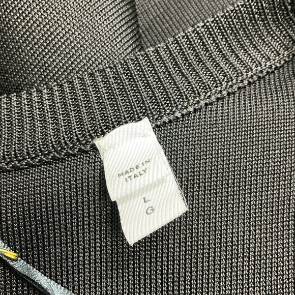 Burberry Black Draped Sleeveless Knit Dress - Picture 5 of 5